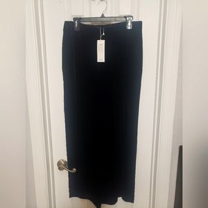 Eileen Fisher Velvet Silk Wide Leg Pant, M